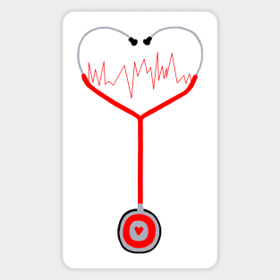 Heartbeat Stethoscope Magnet